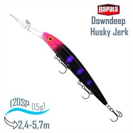 Воблер RAPALA Downdeep Husky Jerk 12, BLKL, Цвет: BLKL, Вес гр: 15, Длина, мм: 120 мм, фото 