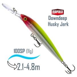 Воблер RAPALA Downdeep Husky Jerk 10, CLN, Цвет: CLN, Вес гр: 11, Длина, мм: 100 мм, фото 