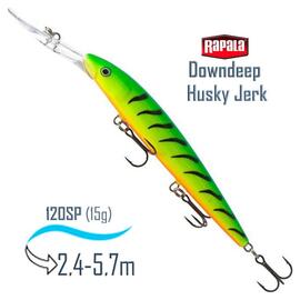 Воблер RAPALA Downdeep Husky Jerk 12, FT, Цвет: FT, Вес гр: 15, Длина, мм: 120 мм, фото 