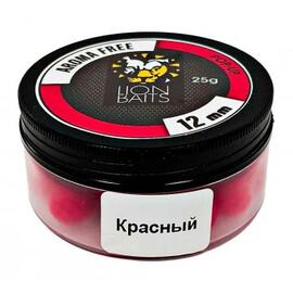 Lion Baits Бойлы плавающие Pop-Up "Aroma Free" (без аромы) красные 12 мм, Вкус: без вкуса, Расцветка: красный, Диаметр (мм): 12, фото 