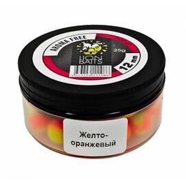 Lion Baits Бойлы плавающие Pop-Up "Aroma Free" (без аромы) желто-оранжевые 12 мм, Вкус: без вкуса, Расцветка: желто-оранжевый, Диаметр (мм): 12, фото 