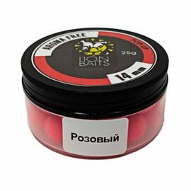Lion Baits Бойлы плавающие Pop-Up "Aroma Free" (без аромы) розовые 14 мм, Вкус: без вкуса, Расцветка: розовый, Диаметр (мм): 14, фото 