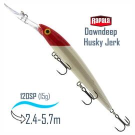Воблер RAPALA Downdeep Husky Jerk 12, RH, Цвет: RH, Вес гр: 15, Длина, мм: 120 мм, фото 