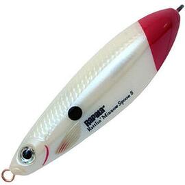Незацепляйка с шумовой камерой RAPALA Rattlin' Minnow Spoon 08, PWRT, фото 