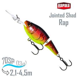 Воблер RAPALA Jointed Shad Rap 07, RFCW, Цвет: RFCW, Вес гр: 13, Длина, мм: 70 мм, фото 