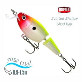 Воблер RAPALA Jointed Shallow Shad Rap 07, CLN, Цвет: CLN, Вес гр: 11, Длина, мм: 70 мм, фото 