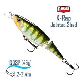 Воблер RAPALA X-Rap Jointed Shad 13, YP, Цвет: YP, Вес гр: 46, Длина, мм: 130 мм, фото 