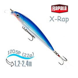 Воблер RAPALA X-Rap 12, SB, Цвет: SB, Вес гр: 22, Длина, мм: 120 мм, фото 