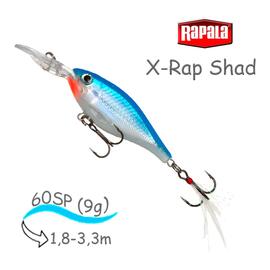 Воблер RAPALA X-Rap 06, SB, Цвет: SB, Вес гр: 4, Длина, мм: 60 мм, фото 