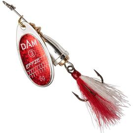 Блесна вращающаяся DAM FZ Executor Dressed Spinner #5 11g S Reflex Red, фото 