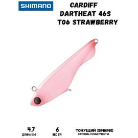 Воблер SHIMANO Cardiff Dartheat 46S 47mm 4,6g T06 Strawberry, Цвет: T06 Strawberry, Вес гр: 4,6, Длина, мм: 47 мм, фото 