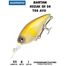 Воблер SHIMANO Bantam Kozak SR 54mm 8g T04 Ayu, Цвет: T04 Ayu, Вес гр: 8, Длина, мм: 54 мм, фото 