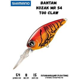 Воблер SHIMANO Bantam Kozak MR 54mm 8g T00 Claw, Цвет: T00 Claw, Вес гр: 8, Длина, мм: 54 мм, фото 