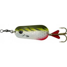 Блесна колебающаяся DAM FZ Standard Spoon 5.5cm 22g S Olive/Chartreuse Tiger Uv, фото 