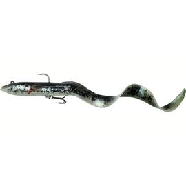 Приманка мягкая SAVAGE GEAR 4D Real Eel 20cm 38g S Black/Green/Pearl Php, фото 