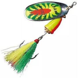 Блесна вращающаяся DAM FZ Executor Dressed Spinner #2 4g S Fireshark, фото 