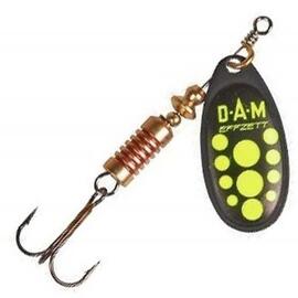 Блесна вращающаяся DAM FZ Standard Spinner #4 10g S Black Yellow, фото 