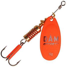 Блесна вращающаяся DAM FZ Fluo Spinner #3 6g S Orange, фото 