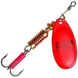 Блесна вращающаяся DAM FZ Fluo Spinner #2 4g S Red, фото 