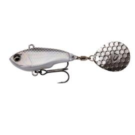 Тейл спиннер SAVAGE GEAR Fat Tail Spin 6.5cm 16g Sinking, White Silver, фото 