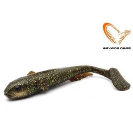 Приманка мягкая SAVAGE GEAR 3D Goby Shad 20cm 60g Motor Oil Goby UV 2pcs Blister, фото 