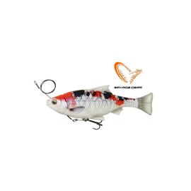 Приманка мягкая SAVAGE GEAR 4D Line Thru Pulse Tail Roach 18cm 90g SS Koi, фото 