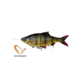 Приманка мягкая SAVAGE GEAR 4D Line Thru Roach 18cm 86g MS Perch, фото 