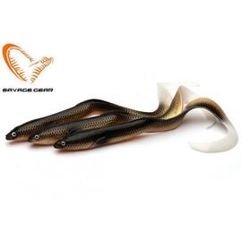 Приманка мягкая SAVAGE GEAR LB Real EEL 15cm 12g Dirty Eel 3pcs Blister, фото 