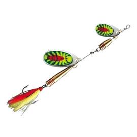 Блесна вращающаяся DAM FZ Tandem Spinner #3 & #5 20g S Fireshark, фото 
