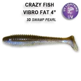 Мягкая приманка CRAZY FISH Vibro fat 4" 15-100-3d-6, фото 