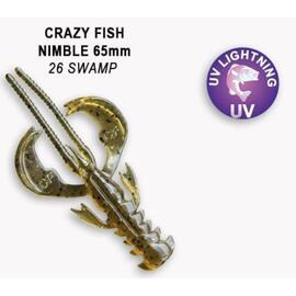 Мягкая приманка CRAZY FISH Nimble 2.5" 44-65-26-6, фото 