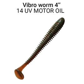 Мягкая приманка CRAZY FISH Vibro Worm 4'' 75-100-14-6, фото 