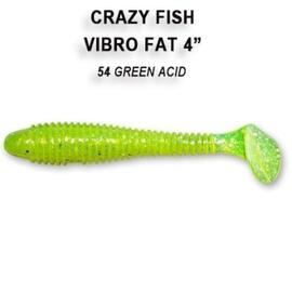 Мягкая приманка CRAZY FISH Vibro fat 4" 14-100-54-6, фото 