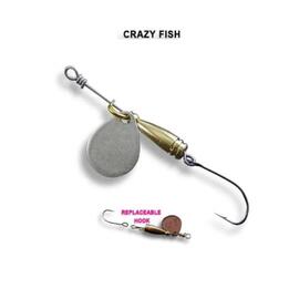 Блесна вращающаяся Crazy Fish Spinner BEAGLE-2,1g #2-MS, фото 