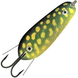 Блесна колебающаяся KUUSAMO RASANEN Weedless 70/10 Ye/GR-C UV , фото 