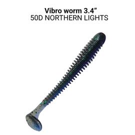 Мягкая приманка CRAZY FISH Vibro worm 3.4" 13-85-50d-6, фото 