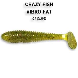 Мягкая приманка CRAZY FISH Vibro fat 2.7" 1-71-1-6, фото 