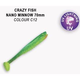 Мягкая приманка CRAZY FISH Nano Minnow 2.8" 53-70-C12-7, фото 