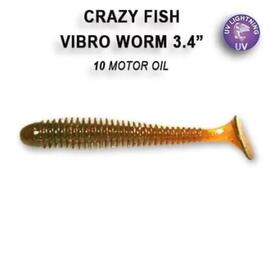 Мягкая приманка CRAZY FISH Vibro worm 3.4" 12-85-10-6, фото 