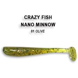 Мягкая приманка CRAZY FISH Nano Minnow 2.2" 22-55-1-6, фото 