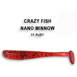 Мягкая приманка CRAZY FISH Nano Minnow 1.6" 6-40-11-6, фото 