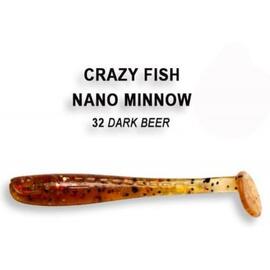 Мягкая приманка CRAZY FISH Nano Minnow 2.2" 22-55-32-6, фото 