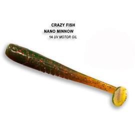 Мягкая приманка CRAZY FISH Nano Minnow 2.2" 22-55-14-6, фото 