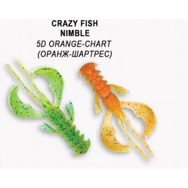 Мягкая приманка CRAZY FISH Nimble 2.5" 44-65-5d-6, фото 