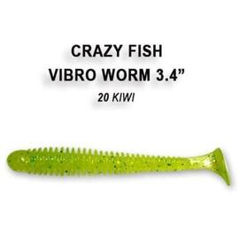 Мягкая приманка CRAZY FISH Vibro worm 2" 3-50-20-6, фото 