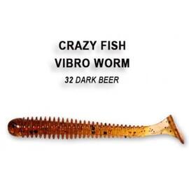 Мягкая приманка CRAZY FISH Vibro worm 2" 3-50-32-6, фото 