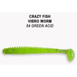 Мягкая приманка CRAZY FISH Vibro worm 2" 3-50-54-6, фото 
