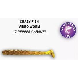 Мягкая приманка CRAZY FISH Vibro worm 2" 3-50-17-6, фото 