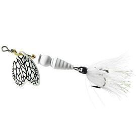 Блесна вращающаяся Mepps BUG, 0, White Miller, Цвет: White Miller, Вес блесны (г): 2, фото 
