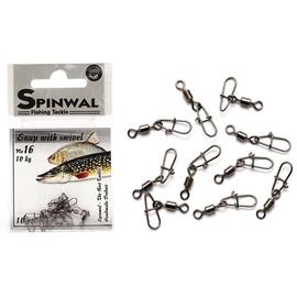 Застежка Spinwal Snap with swivel size 16 10pcs, фото 